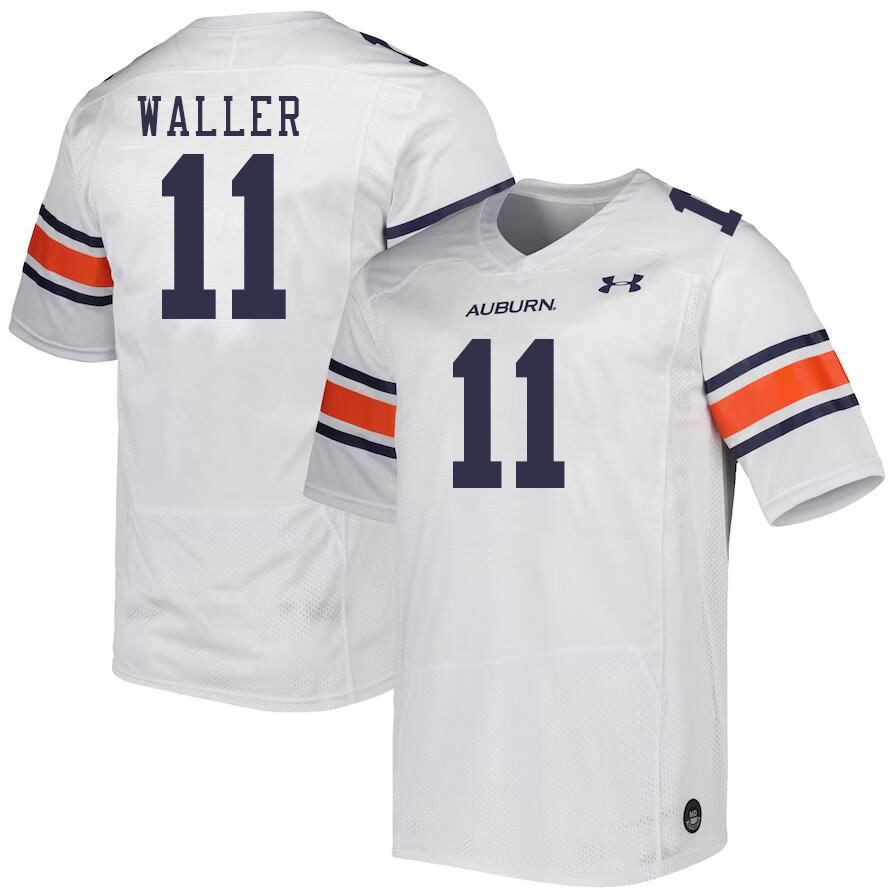 Men #11 Jamonta Waller Auburn Tigers College Football Jerseys Stitched-White